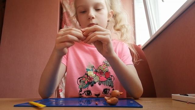 🦆Лепим уточку из пластилина🦆