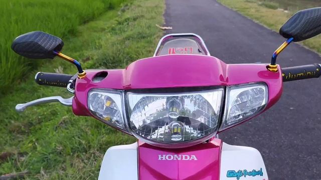 Slide Foto Detailing! Honda Dream Kirana 125 Modification Motorcycle Pure Mothai Thailook #mikemodi