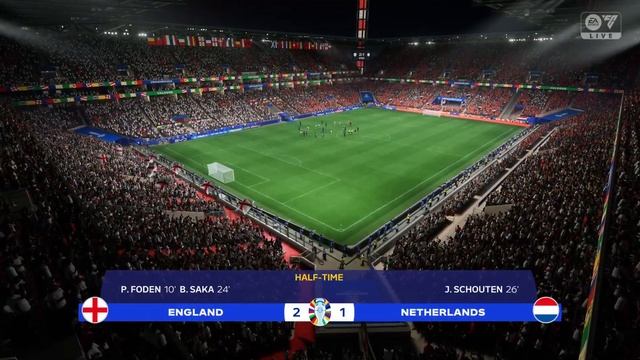 England vs Netherlands | Semi- final | Full Match | EURO 2024| Fifa 24 Gameplay