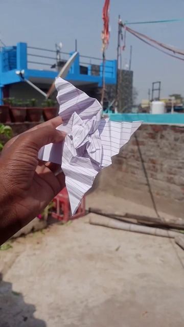 Amazing Glider 🚁 #shorts #youtubeshorts #diy #papercraft #viral #craft #shortsfeed #glider