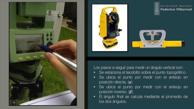 TEODOLITO Y MIRA #4 - Ángulos Verticales