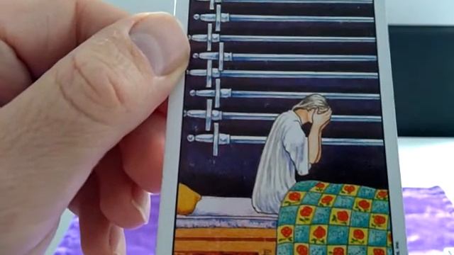 Nine of Swords Tarot card meaning