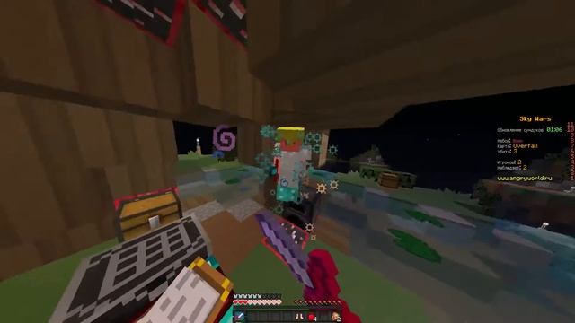 Minecraft Sky Wars #11 - Играем на AngryWorld!
