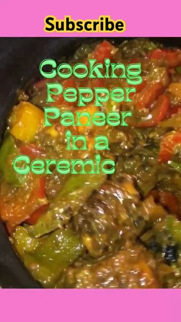 Tri color Peppers Cooked with Indian Cottage Cheese