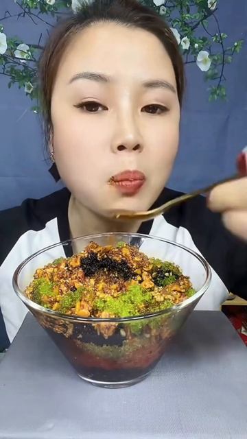 [ ASMR ] delicious crispy flying fish roe 맛있는 바삭한 날치알 #1329