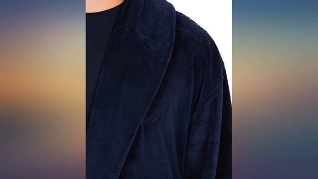Nautica Men's Long Sleeve Cozy Soft Plush Shawl Collar Robe review