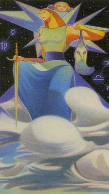 Into The Superficially Anti-Superficial / Tarot / Queen Of Swords
