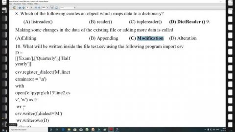 12Th Computer Science 1 Mark Q&A EM Part II#computerstudentspark