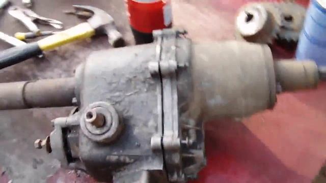 new tranny for mini dump truck.wmv