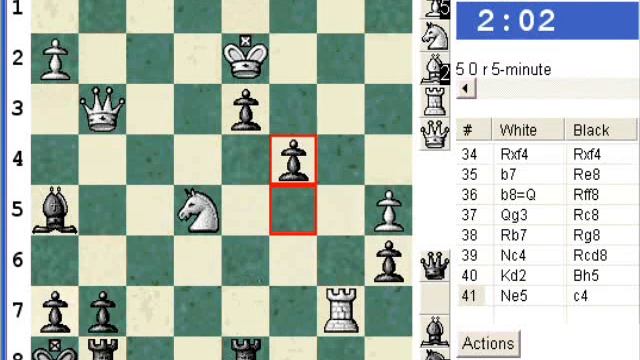 Chess World.net: LIVE Blitz #386 vs. zoka (1994) - Polish (Sokolsky) opening (A00) (Chessworld.net)