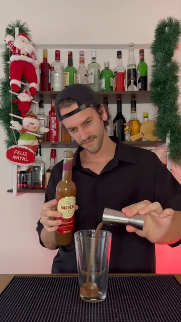 Fiz um drink com o novo sabor Avellana da Bardera #drinks #receitas #natal