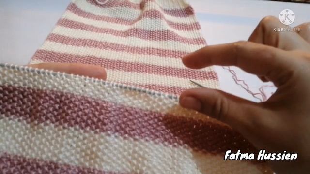 فستان بناتي تريكو قصير بداية الفستان وحردة الرقبة الامامية