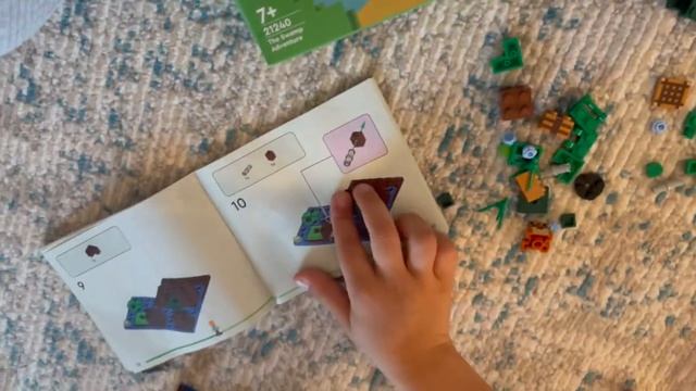 MINECRAFT LEGO/Собираю новое  ЛЕГО конструктор МАЙНКРАФТ в 6 лет #minecraft #lego