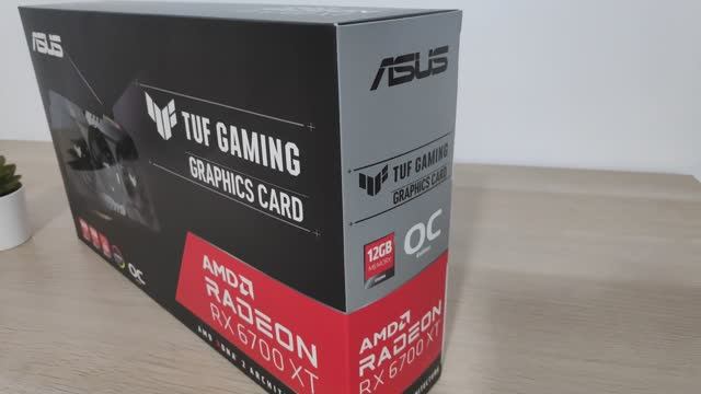ASUS TUF Gaming Radeon RX 6700 XT OC 12GB🎮 - распаковка и обзор.