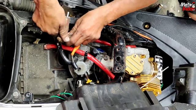 Manual Tensioner installed to mio soulty