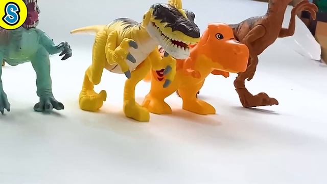 Giant Dinosaur Egg Orange | Skyheart's Dinosaurs for kids brachiosaurus long neck dinos toys 공룡