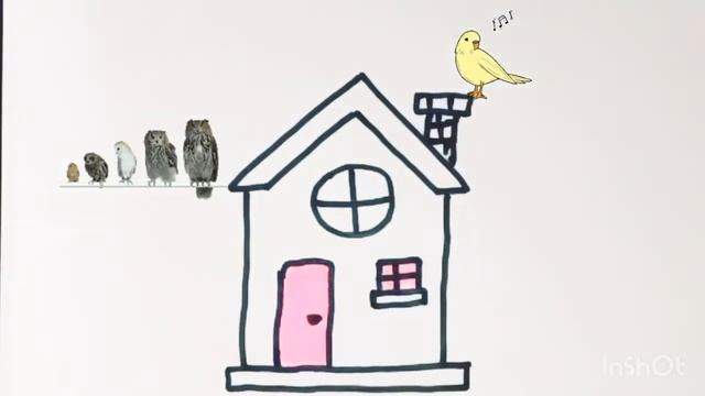 DRAWING HOUSE FOR CHILDREN  बच्चों के लिए ड्राइंग हाउस   сурет салу уй / CASA DE DIBUJO PARA NIÑOS