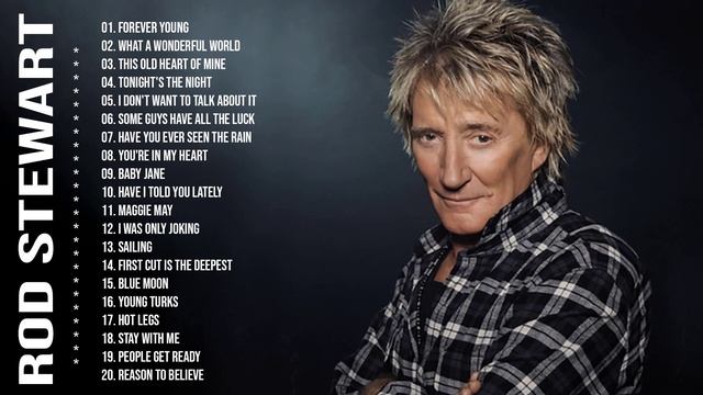 Rod Stewart Greatest Hits Full Album -The Best Of Rod Stewart - Best Of Beautiful Rock Music Nonsto