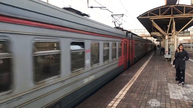 "🤮🤮🤮!" Электропоезд ЭД4М-0258 платформа Москва-3