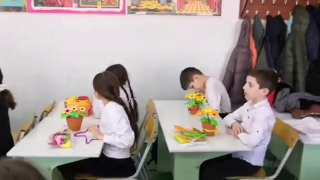 Мастер - класс приуроченный к Международному  женскому дню в средней школе 18 им.Р.С.Рамазанова