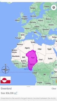 #greenland compare to #africa part2 || #india #ytshorts #trending #youtubeshorts #shorts