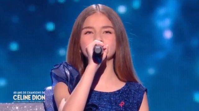 Le passage de Valentina dans l’émission 40 ans de chansons de Céline Dion