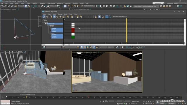 17_2 - Editing keyframes in the Dope Sheet