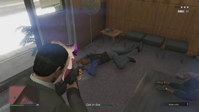 GTA 5 Heists - The flEEca Job, WTF Masks, GTA 5 Funny Moments, GTA 5 Online Heists Gameplay