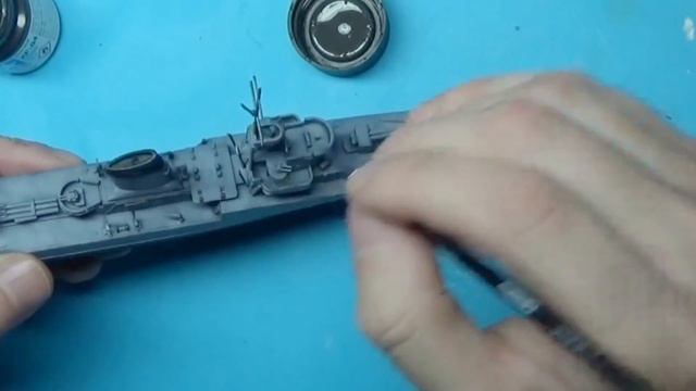 1/400 ORP Grom Polish Destroyer scale model ship
