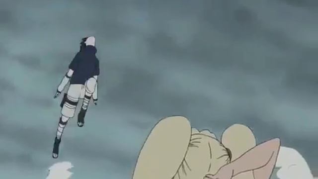 Naruto tries sexy jutsu on sasuke