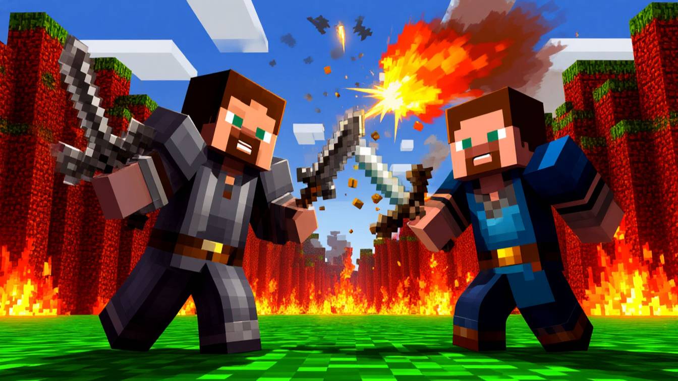 🔥 Сражение ЭПОХИ! Кто победит в этом хаосе Minecraft?