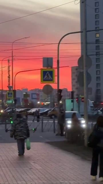 Красивые закаты в Петербурге