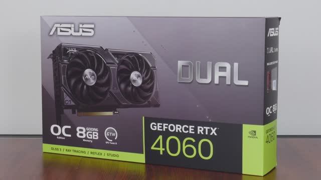 ASUS Dual GeForce RTX 4060 OC Edition 8GB - распаковка и тесты в играх🎮