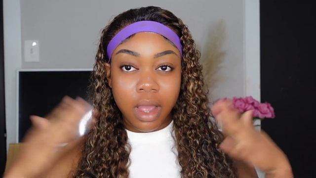 FULL CONCERT GRWM: 😍 BLONDE  HIGHLIGHT CURLY WIG, BEGINNER  SOFT GLAM & OUTFIT FT CURLY ME HAIR