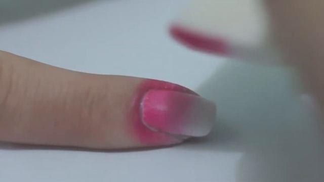 Pink Gradient Butterfly Nails Tutorial