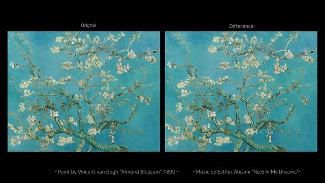 Spot the Difference. Vincent van Gogh, "Almond Blossom".