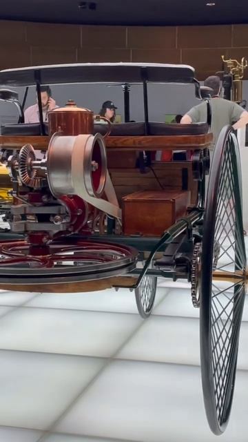 Worlds first prototype car #automobile #history #shortsvideo #benz #karlbenz #firstcar #movie