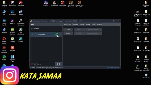 How to root bluestacks and change color free fire | كيفاش تغير الالوان فري فاير في بلوستاكس