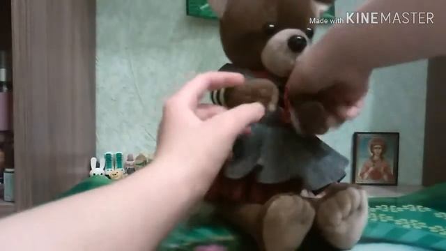 Обзор новой игрушки / плюшевой собачки )