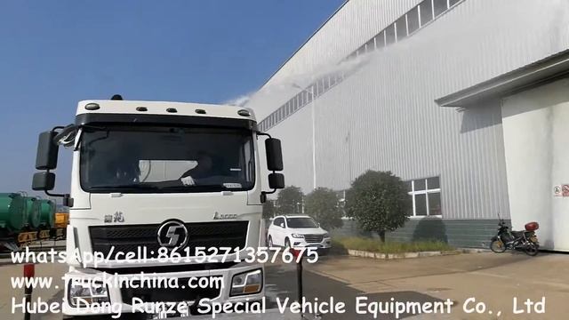 SHACMAN Truck Mounted Dust Suppression Unit  Vehicle Multifunction 4