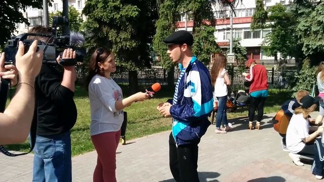 Сумы гоп флешмоб интервью