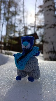 Обзор на Мишутку из серии "Игрушка за вечер или пока малыш спит"🧶🧸