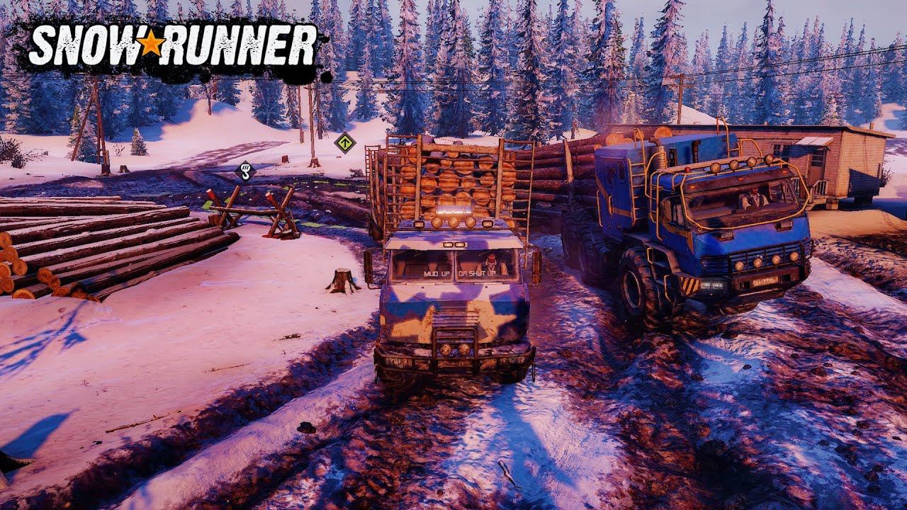 ПЕРЕВОЗИМ ЛЕС НА АЛЯСКЕ В SNOWRUNNER