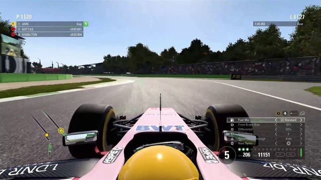 F1 2017 Karrier Force-India R13 Olaszország | Időmérő és verseny