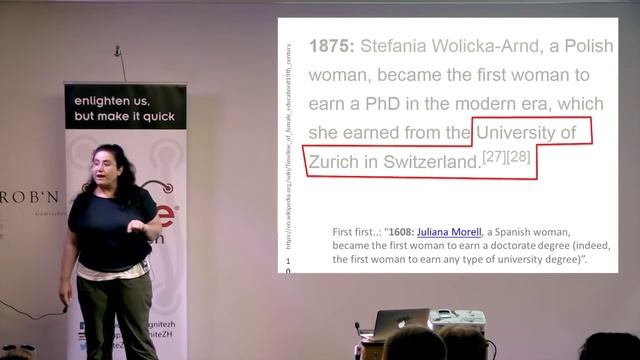 Changing gender roles in science and technology | Arzu Çöltekin | Ignite Zürich 2015.07.03