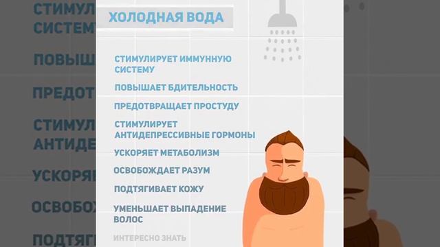 Польза холодной и теплой воды
