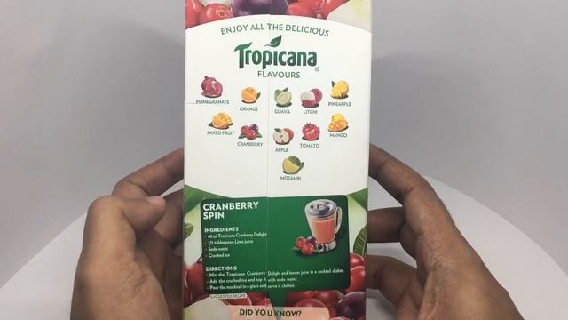Tropicana Cranberry Delight