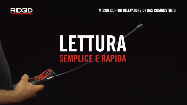 RIDGID Rilevatore di gas combustibile micro CD-100