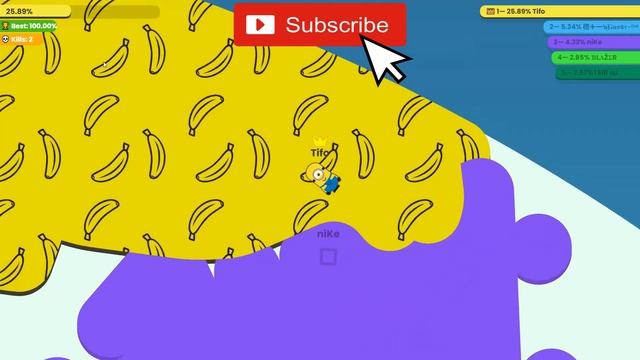 Paper.io 3 Map Control: 100.00% Minions