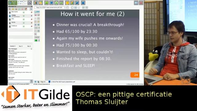 ITGIlde TechTalk: Thomas Sluijter -- OSCP Certificatie